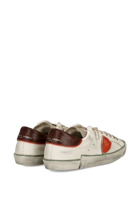 Sneakers Prsx Bianche, Arancioni e Marroni PHILIPPE MODEL | PRLUVVB3